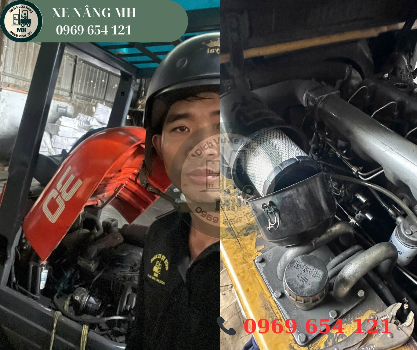 Sửa xe nâng dầu tại Long Thành uy tín