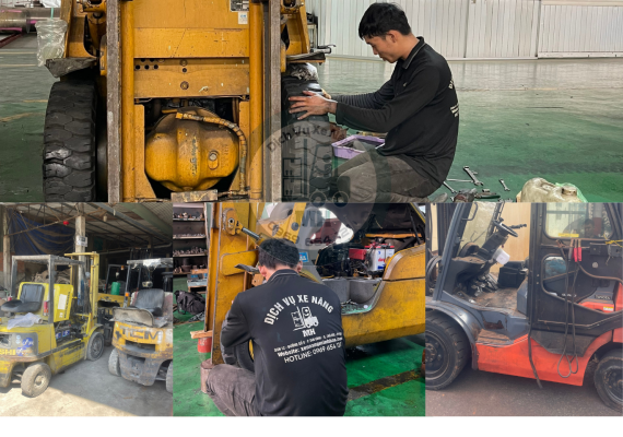 DỊCH VỤ SỬA XE NÂNG MITSUBISHI – HANGCHA – HELI TẠI TP.HCM