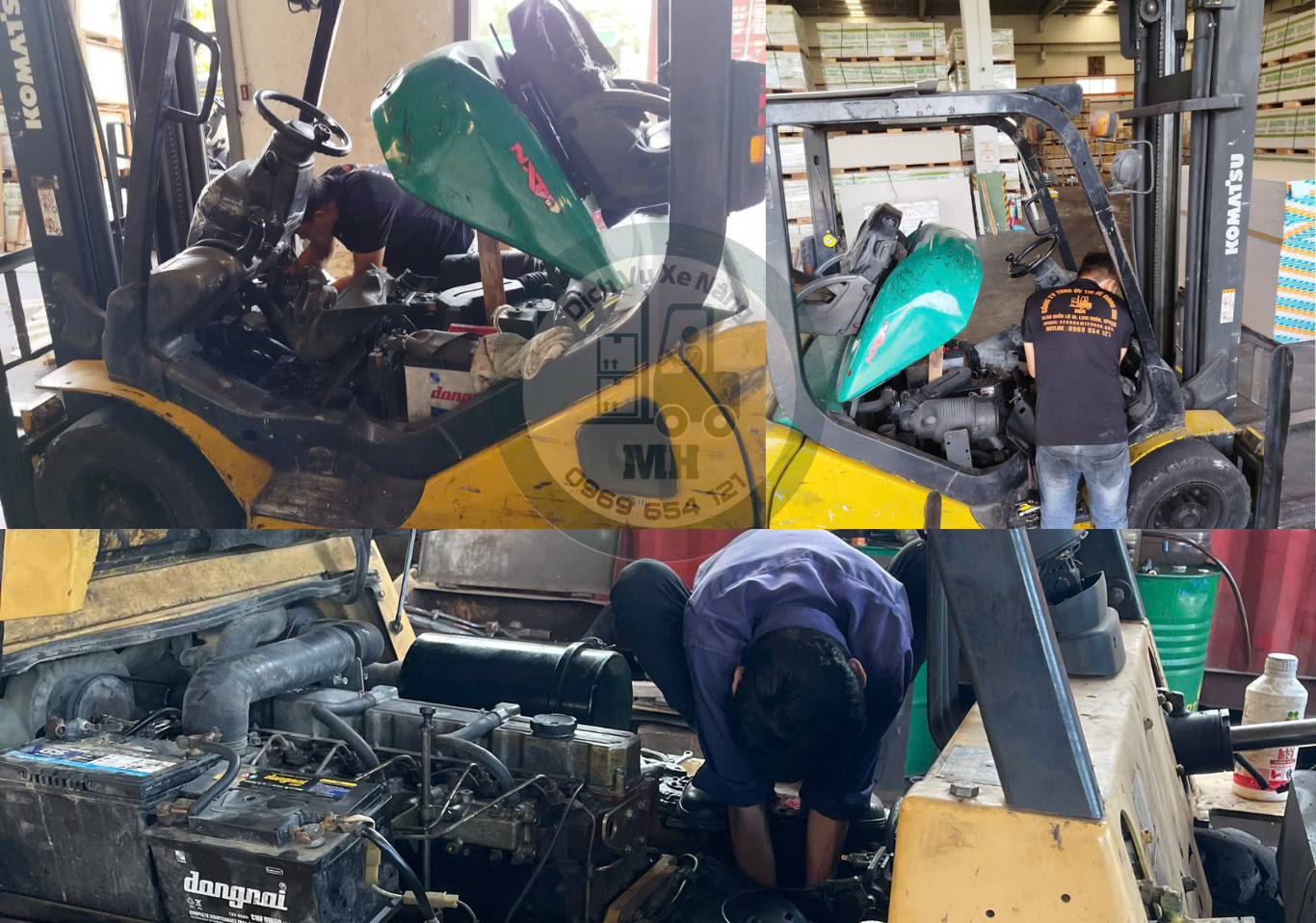 bảo dưỡng xe nâng tại Bình Dương