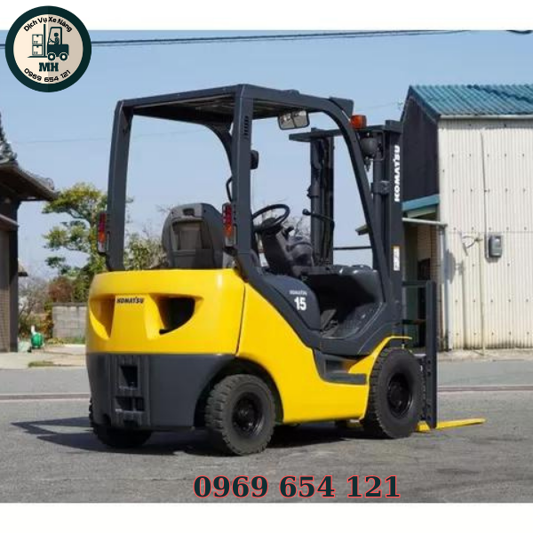Xe nâng xăng Komatsu cũ 1.5 tấn - Ảnh 7