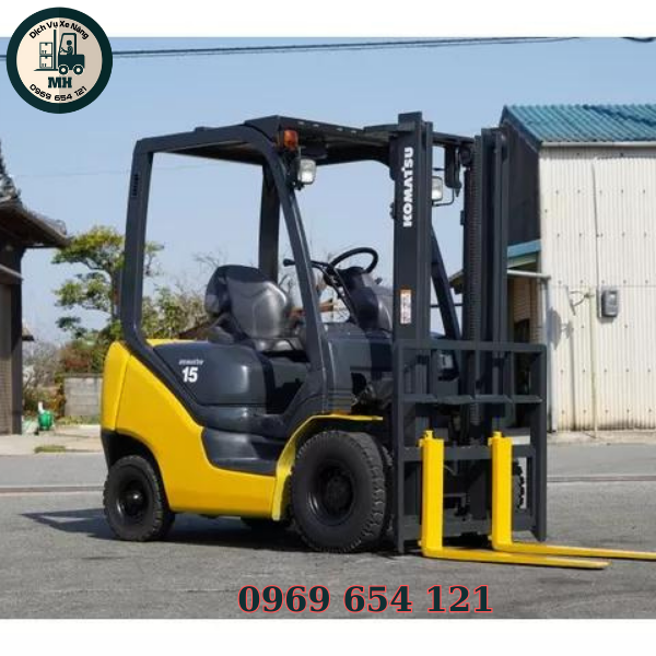 Xe nâng xăng Komatsu cũ 1.5 tấn - Ảnh 5