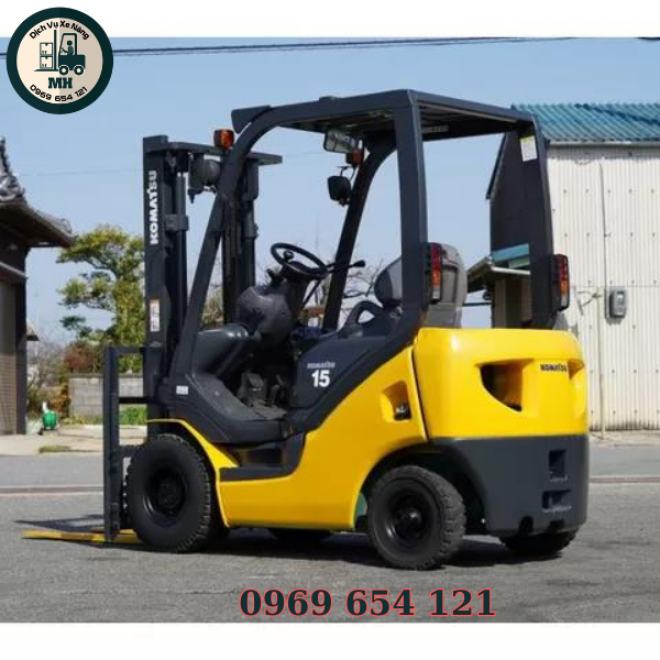 Xe nâng xăng Komatsu cũ 1.5 tấn - Ảnh 3