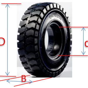 Alternative view of LỐP XE NÂNG ĐẶC (PIO - Thái Lan)