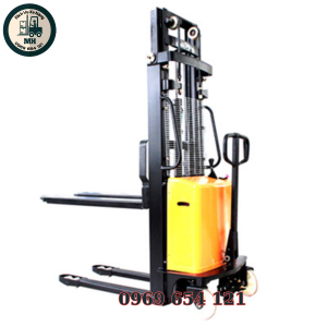 Xe nâng điện đẩy tay bán tự động 2 tấn